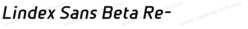 Lindex Sans Beta Re字体转换